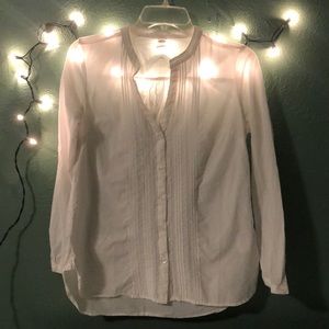 White button down